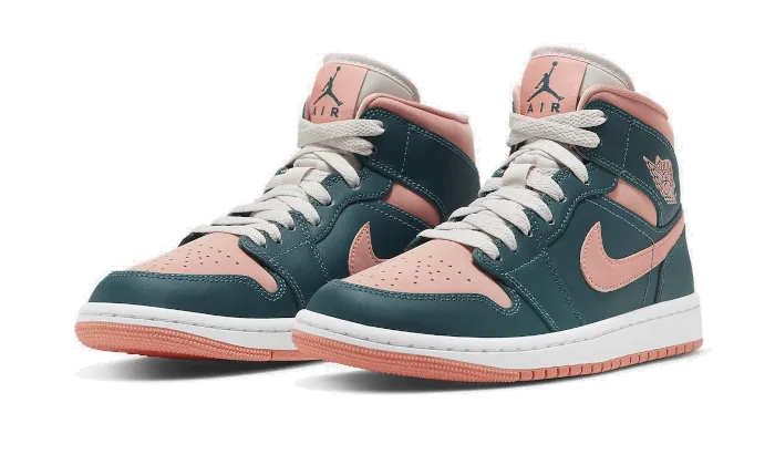 Air Jordan 1 Mid Dark Teal Green