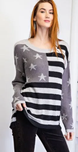 AMERICAN FLAG SWEATER