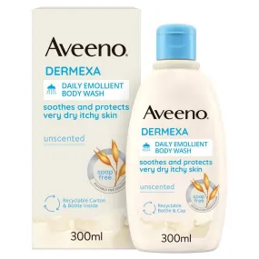 Aveeno Dermexa Daily Emollient Body Wash 300ml