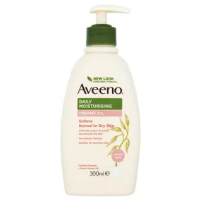 Aveeno Moisturising Creamy Oil With Colloidal Oatmeal 300ml