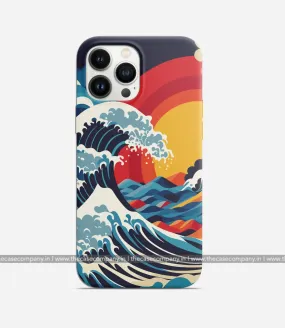 Big Ocean Wave With Sun Phone Case