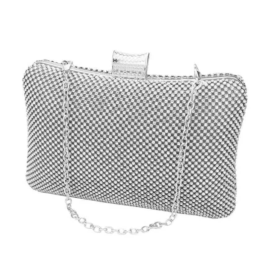 Bling Evening Tote Clutch Crossbody Bag