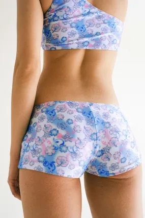 Blue Crush Floral Shine Boy Short - City of Angels