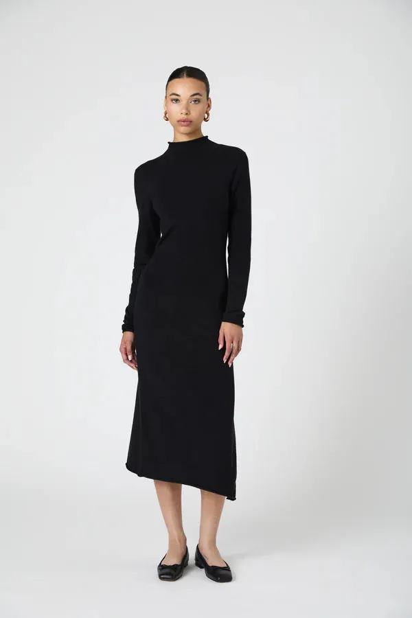 COSYSOFT SIDE SPLIT MIDI DRESS