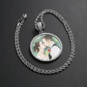 Custom Photo Medallion Necklace- Best Christmas Gifts For Boyfriend