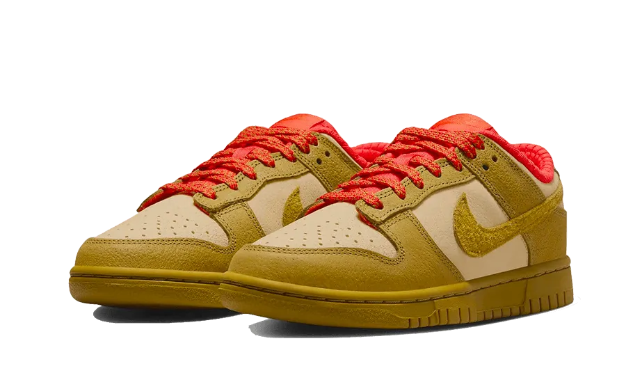 Dunk Low Bronzine Sesame Picante Red