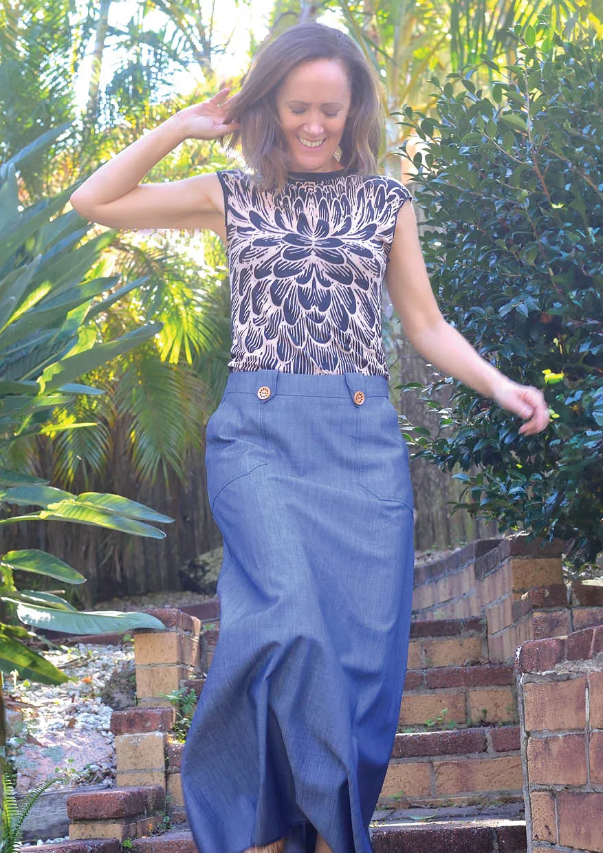 Get Zipped | A-line Skirt Sewing Pattern