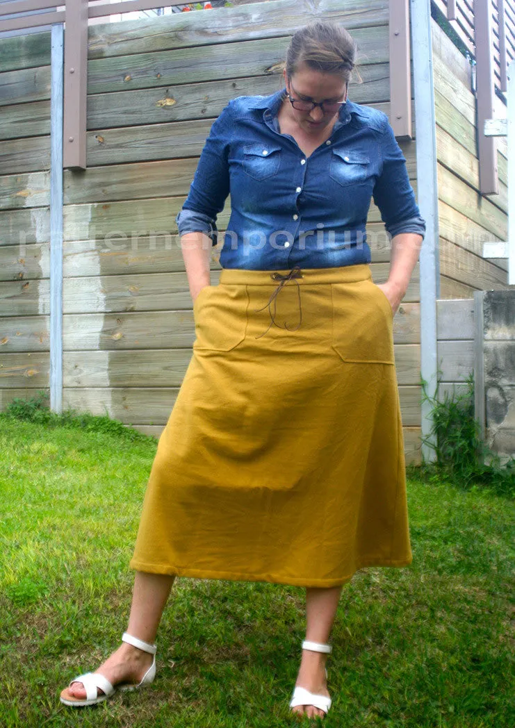 Get Zipped | A-line Skirt Sewing Pattern