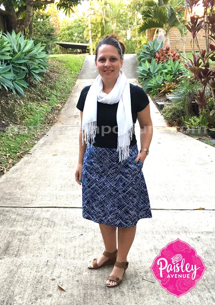 Get Zipped | A-line Skirt Sewing Pattern