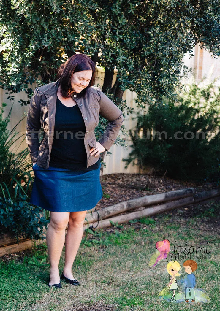 Get Zipped | A-line Skirt Sewing Pattern