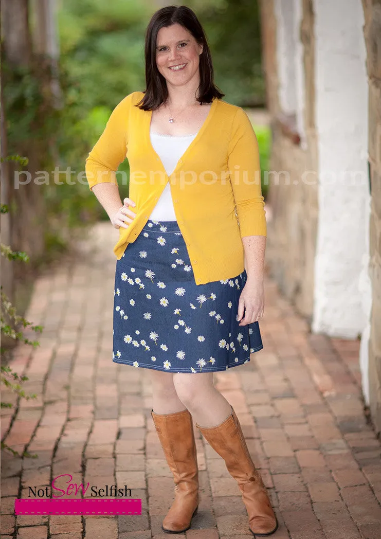 Get Zipped | A-line Skirt Sewing Pattern