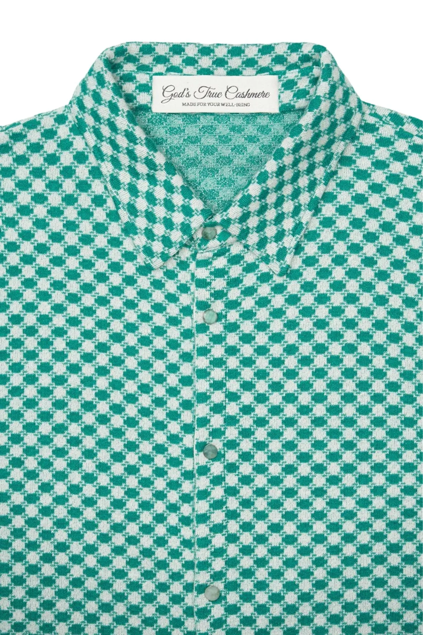 God's True Cashmere Checkered Shirt