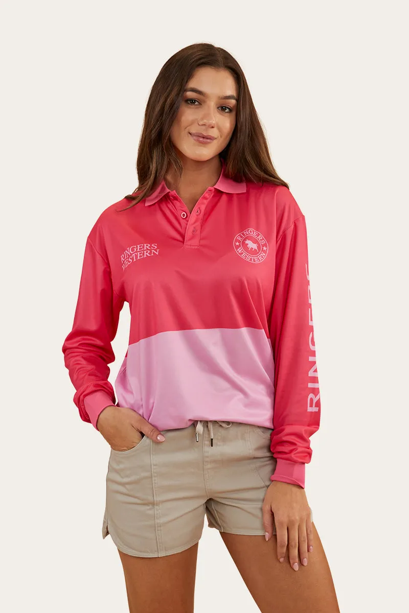 Halls Creek Unisex Fishing Jersey - Melon