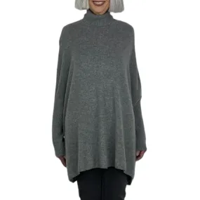 JOJO CASHMERE PONCHO PULLOVER