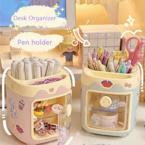 Kawaii Transparent Pen Holder