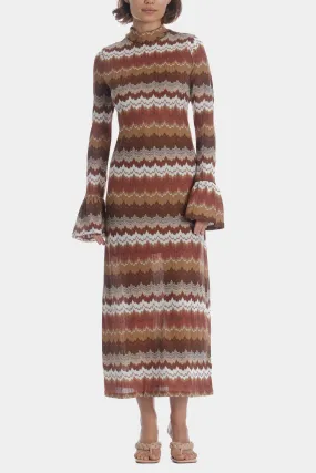 Le Voilier Wave Knit Dress