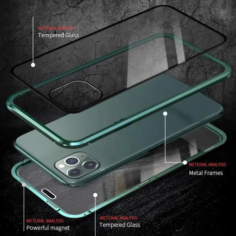 Luxury Shockproof Magnetic Adsorption Case For Apple iphone 11