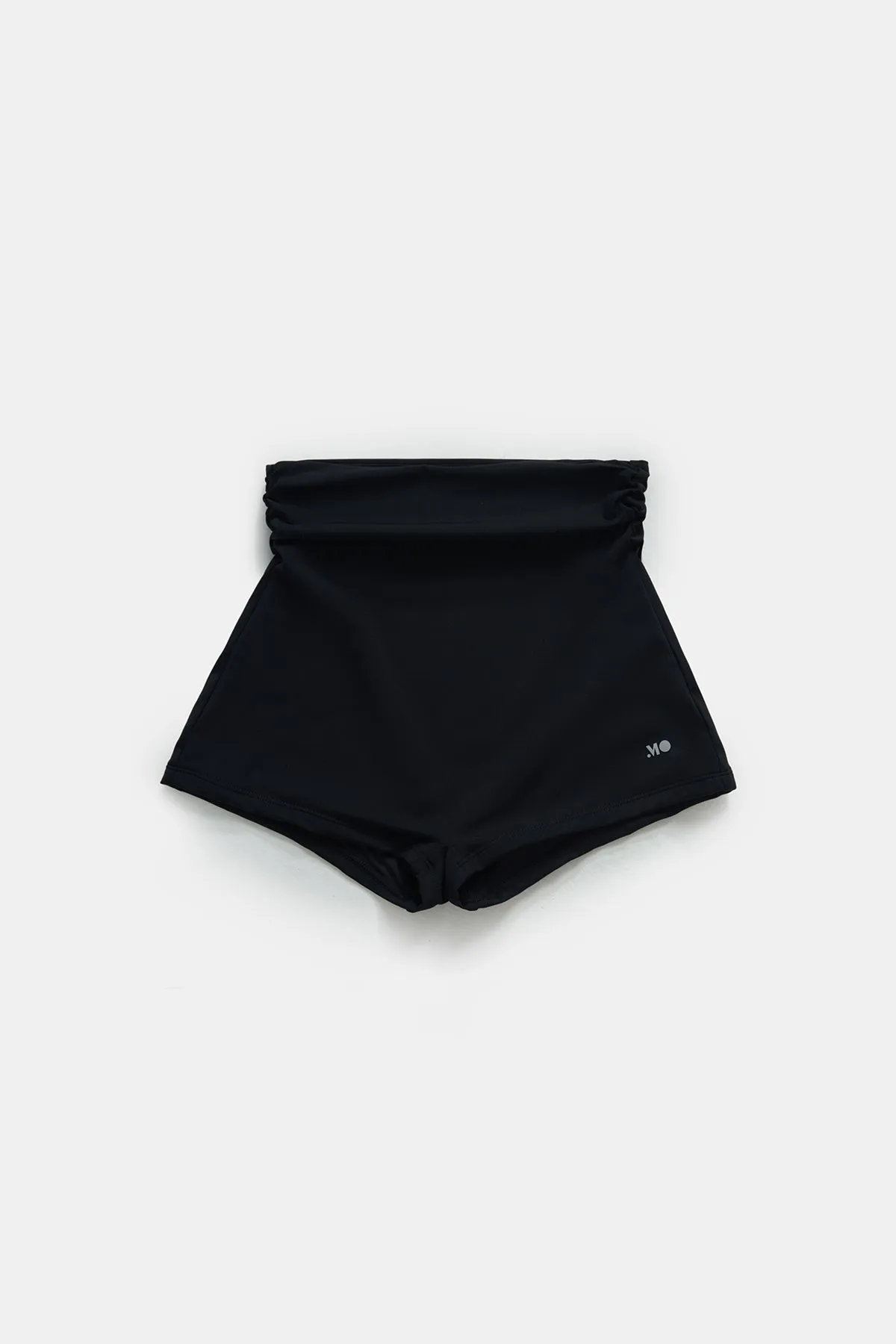 Ruched High-Waist Shorts