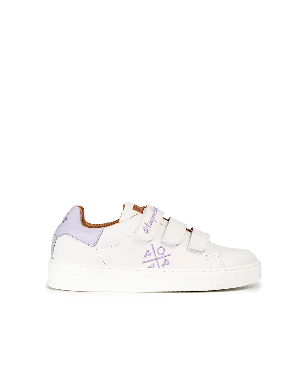 Sneaker Aitana Basico Lavanda Napa