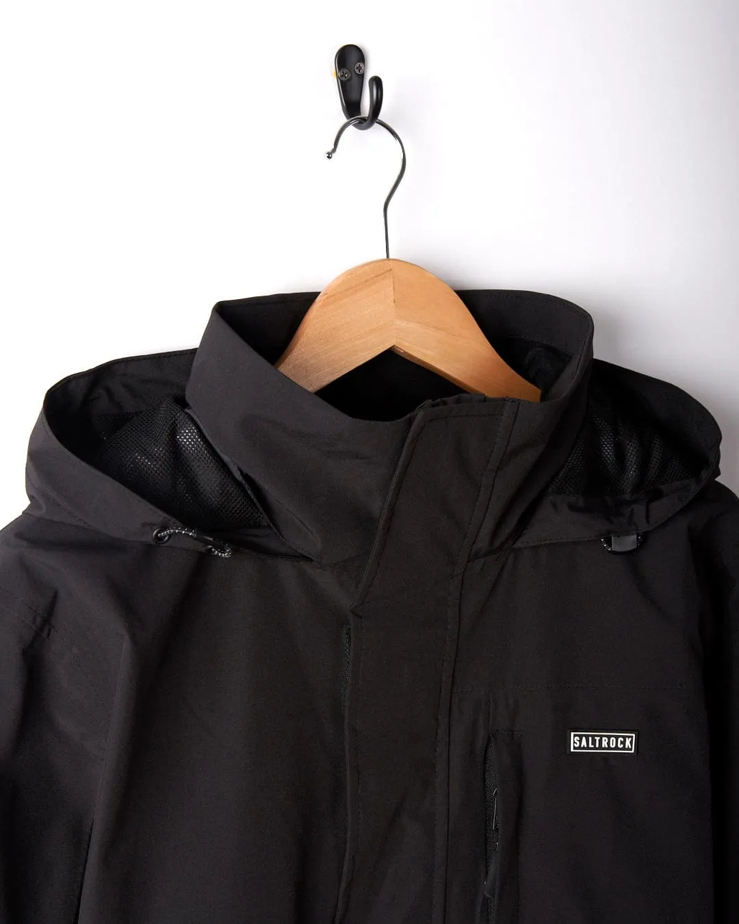 Whistler II - Mens Waterproof Hooded Jacket - Black